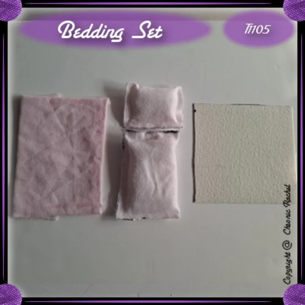 4-Pack Pink Bedding & Faux Rainbow Leather Flooring